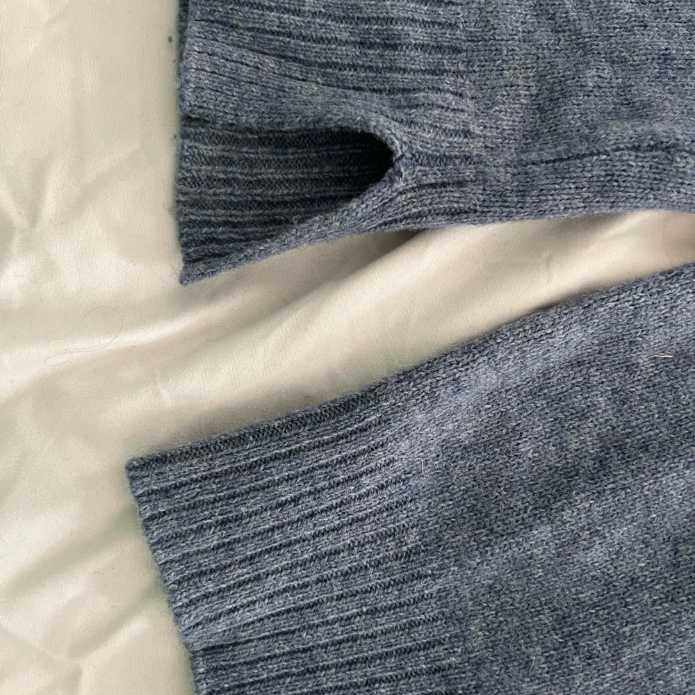 Jack Spade Heather-Blue Sweater L